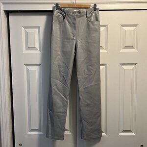 Aritzia Wilfred Vegan Faux Leather Melina Pants Womens Size 6